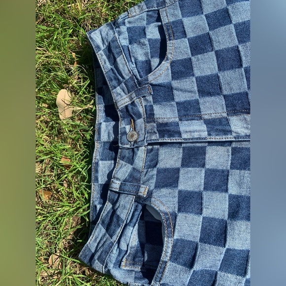 checked jeans - Picture 5 of 7